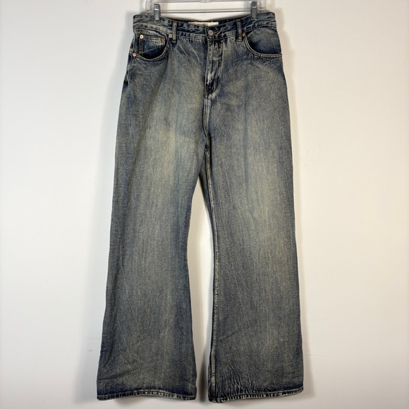 Maison Martin Margiela Denim - ❤️ Maison Margiela Women's Flared Jeans Distressed Blue Denim 29